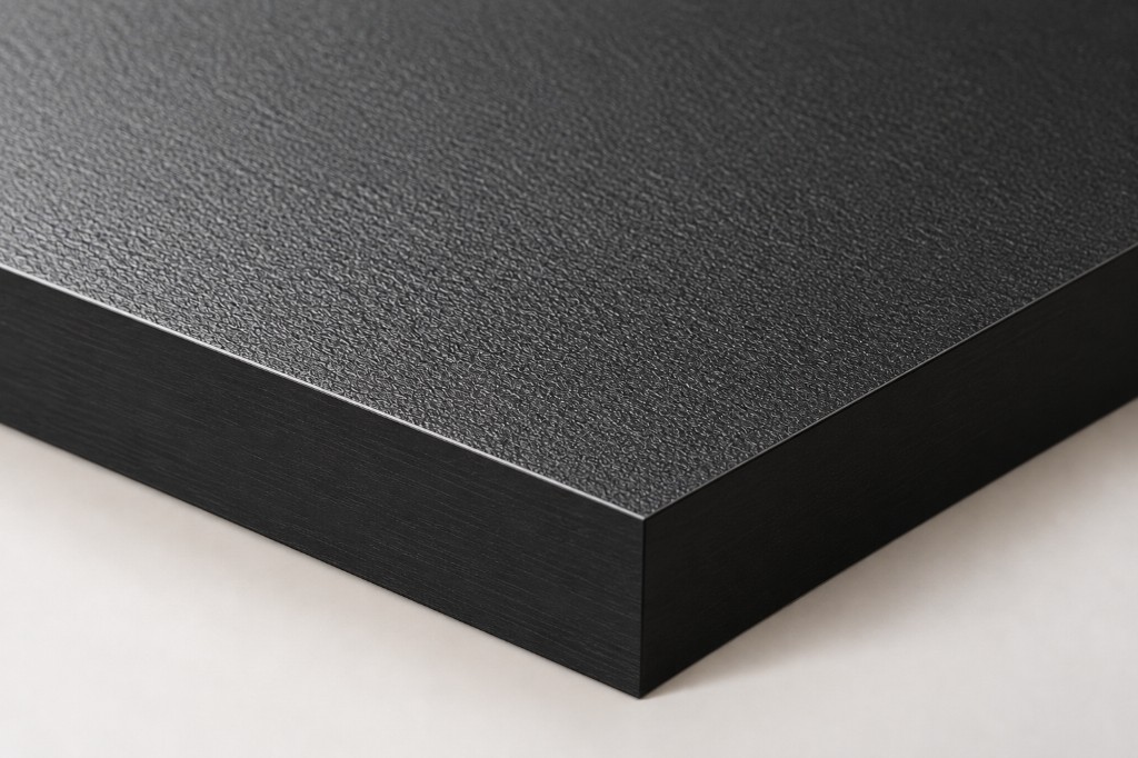 Solid black compact board