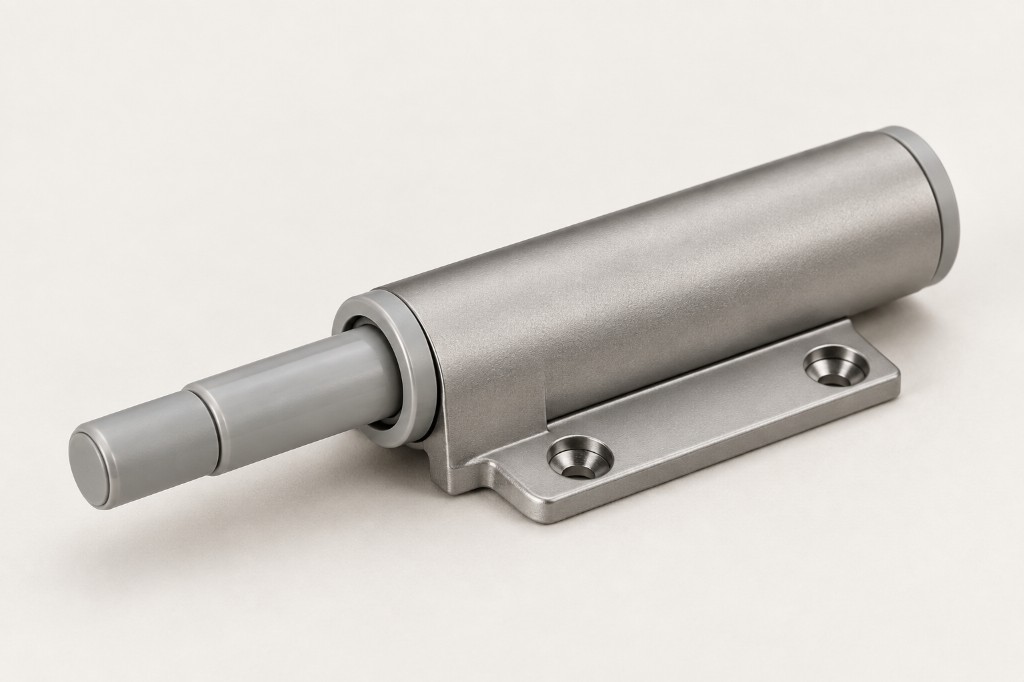 Push-to-open fitting